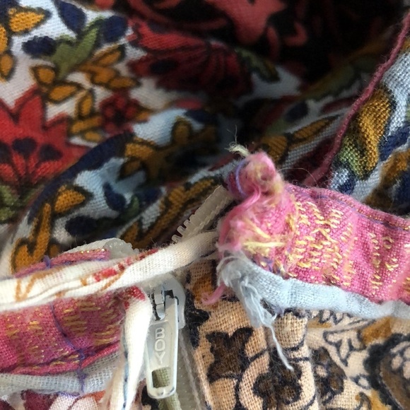 Kathmandu Imports Boho Patchwork Mixed Print Maxi Skirt Size Large - Picture 10 of 10